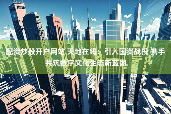 配资炒股开户网站 天地在线：引入国资战投 携手共筑数字文化生态新蓝图