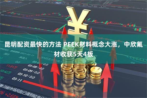 昆明配资最快的方法 PEEK材料概念大涨，中欣氟材收获5天4板