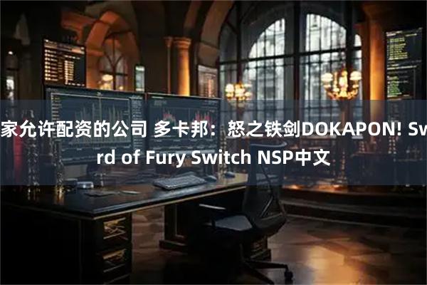 国家允许配资的公司 多卡邦：怒之铁剑DOKAPON! Sword of Fury Switch NSP中文